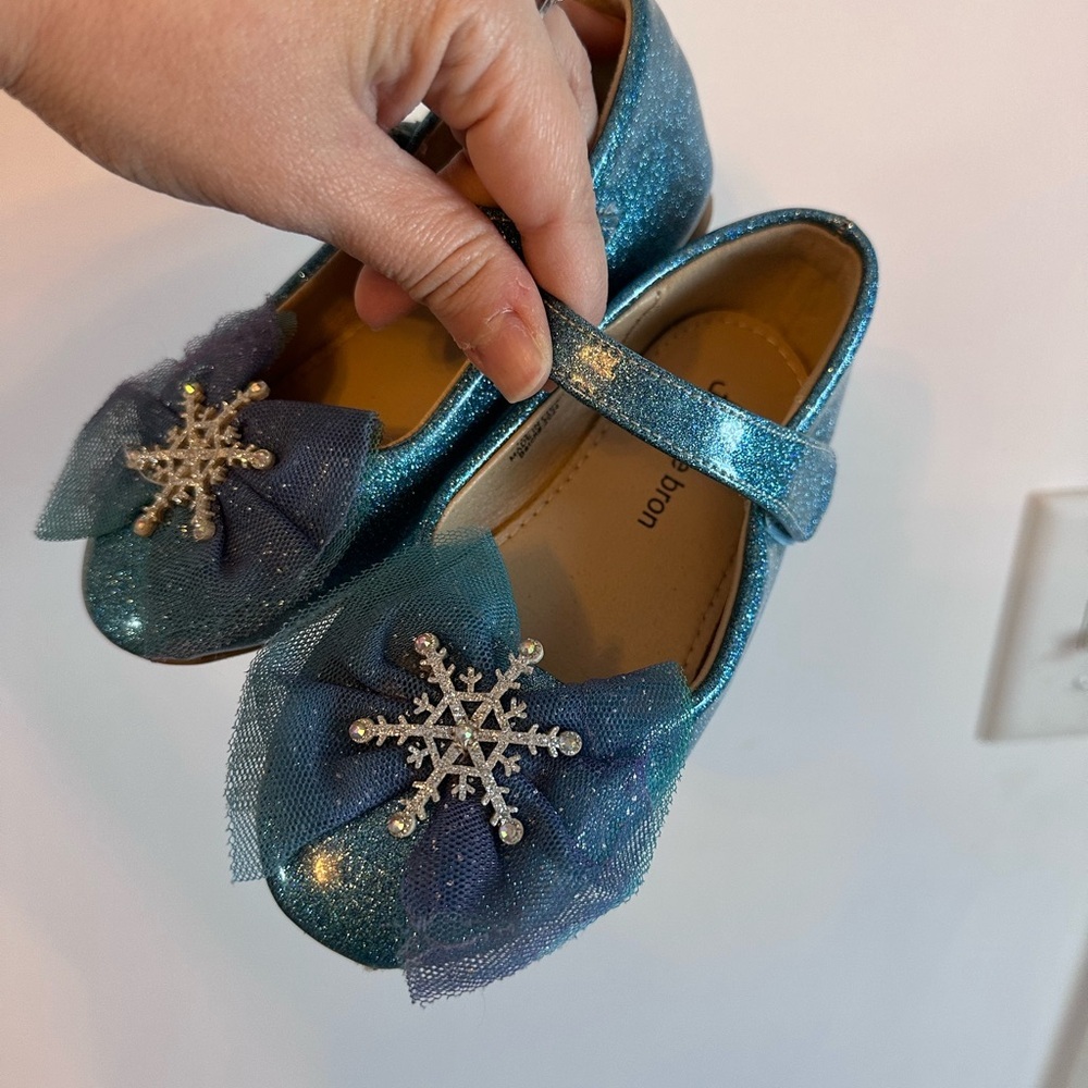 Princess Elsa Frozen glitter dress-up shoes - Picture 5 of 7